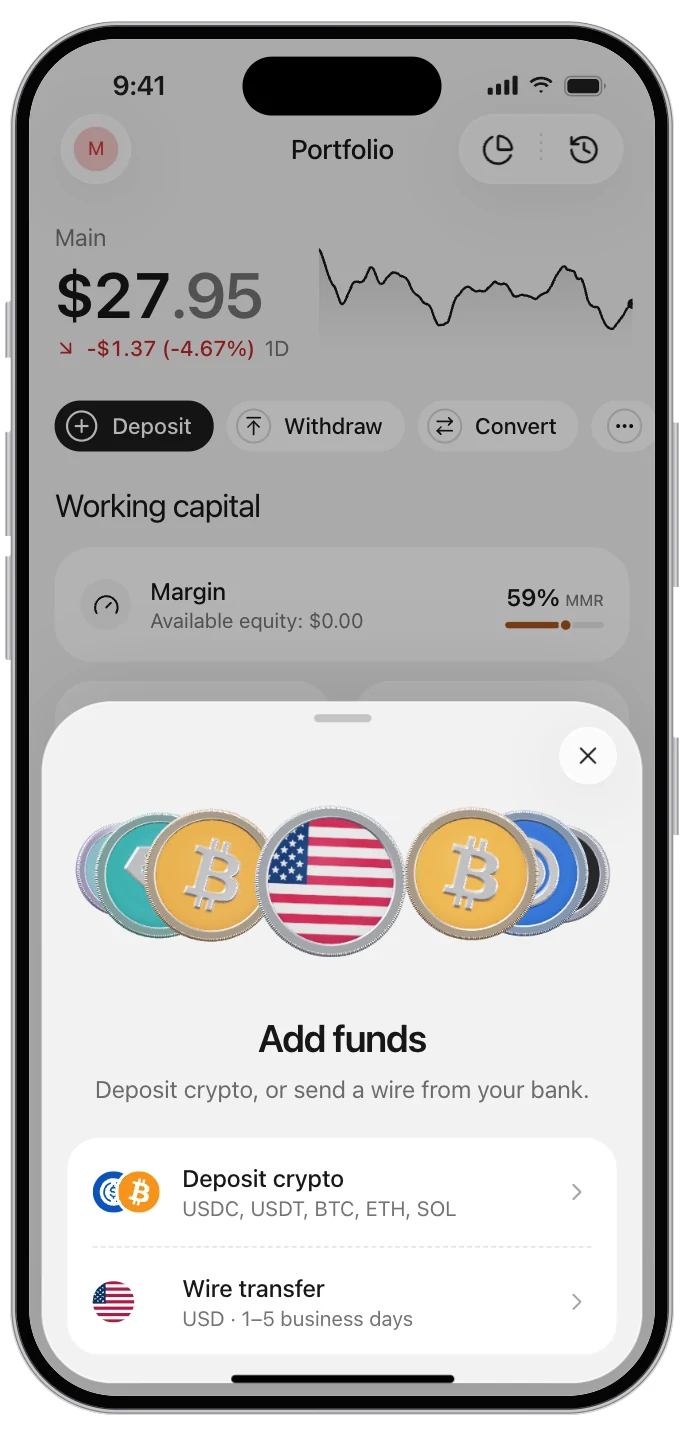Add funds